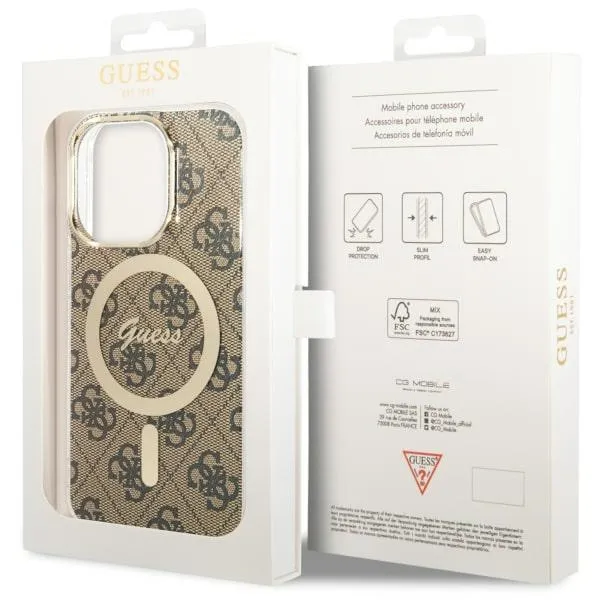etui-guess-do-iphone-14-pro-brazowy-magsafe-stan-nowy