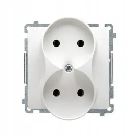 gniazdo-bez-uziemnienia-podwojne-bmg2m-01-11-basic-modul-bialy