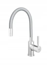 bateria-zlewozmywakowa-zumba-srebrna-elastyczna-wylewka-chrom