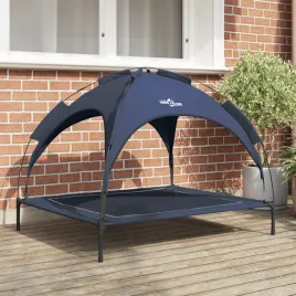 vidaxl-podwyzszone-legowisko-dla-psa-z-zdejmowanym-dachem-granatowe-xl-stal