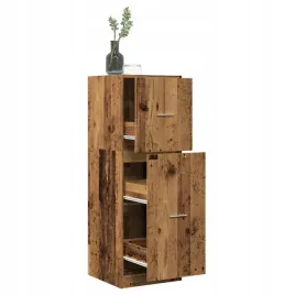 vidaxl-szafka-apteczna-stare-drewno-40x41x118-cm