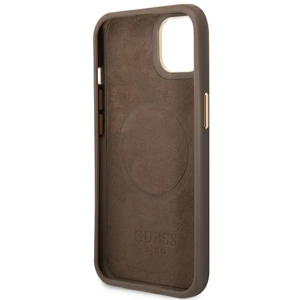 etui-guess-do-iphone-15-plus-iphone-14-plus-brazowy-magsafe-stan-nowy