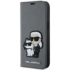 etui-karl-lagerfeld-do-iphone-15-iphone-14-iphone-13-srebrny