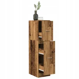 vidaxl-szafka-apteczna-stare-drewno-30x41x118-cm