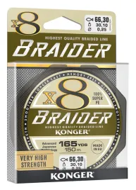 plecionka-wedkarska-konger-x8-braider-0-20mm-150m-mocna-gruba-oliwkowa-1op