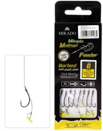 przypon-method-feeder-z-hakiem-nr-4-plecionka-0-16mm-10cm-8-szt