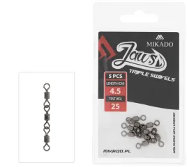 mikado-kretlik-jaws-triple-swivels-25kg-op-5szt