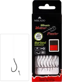 przypon-mikado-method-feeder-z-igla-hak-nr-4-zylka-0-28mm-10cm-8szt