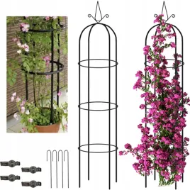 pergola-obelisk-ogrodowa-metalowa-kwiaty-roze-roslin-kotwy-gratis-solidna