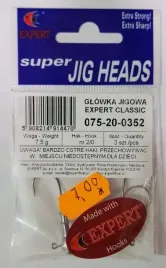 glowka-jigowa-expert-classic-75g-hak-2-0-3szt