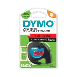 tasma-plastikowa-dymo-letratag-12mm-x-4m-czerwona