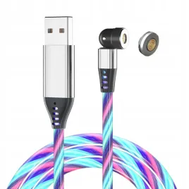 2-metrowy-swiecacy-kabel-magnetyczny-5-pin-fast-charge-1-koncowka-4-kolory
