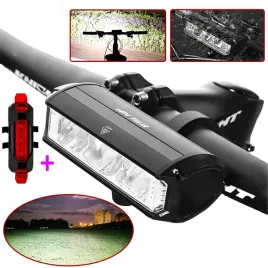 mega-mocna-lampka-rowerowa-tylna-kpl-na-kierownice-wodoodporna-aku-1650lm