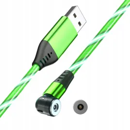 2-metrowy-zielony-swiecacy-kabel-magnetyczny-1-pin-obrotowy-1-koncowka