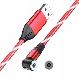 2-metrowy-czerwony-swiecacy-kabel-magnetyczny-1-pin-obrotowy-1-koncowka