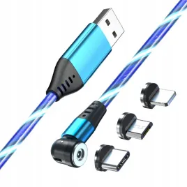 1-metrowy-niebieski-swiecacy-kabel-magnetyczny-1-pin-obrotowy-3-koncowki