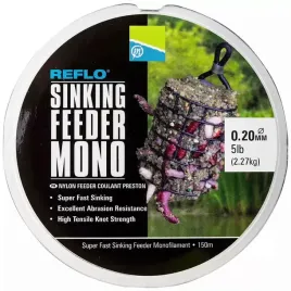 preston-0-20mm-reflo-sinking-feeder-mono-150m-spool-5lb