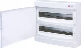 rozdzielnica-natynkowa-2x18-modulow-ip40-drzwi-biale-ect-2x18po-s