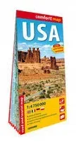 comfort-map-usa-road-and-tourist-map-1-4-750-000-praca-zbiorowa