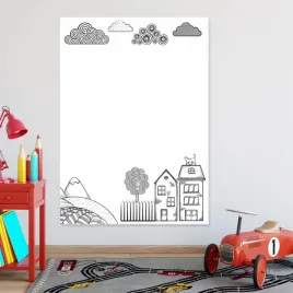 tablica-magnetyczna-suchoscieralna-dla-dzieci-domki-494-90x125cm-pcv