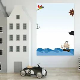 tablica-magnetyczna-suchoscieralna-dla-dziecka-statek-piratow-583-90x125cm