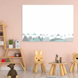 tablica-magnetyczna-suchoscieralna-dla-dzieci-zwierzeta-gory-382-125x90cm