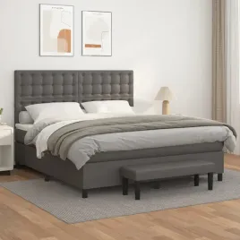 vidaxl-lozko-kontynentalne-z-materacem-szare-ekoskora-180x200-cm