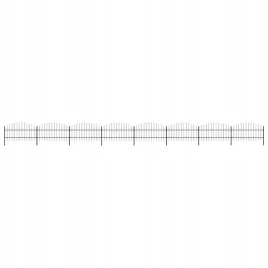 vidaxl-panele-ogrodzeniowe-z-grotami-stal-075-1-x-136-m-czarne