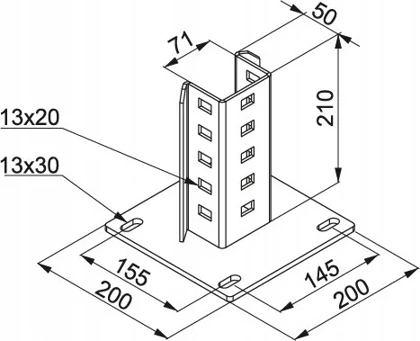podstawa-montazowa-pcb70-waga-z-opakowaniem-0-15-kg