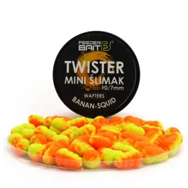 feeder-bait-mini-slimak-twister-wafters-10-7-mm-banan-and-squid-25ml