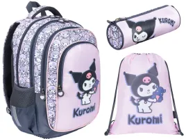 zestaw-kuromi-pink-3w1-szkolny-plecak-piornik-tuba-worek-na-buty-obuwie