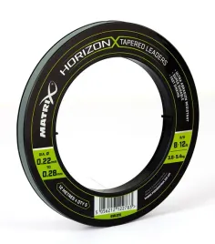 fox-matrix-horizon-x-tapered-shock-leader-8lb-12lb-12m-x5