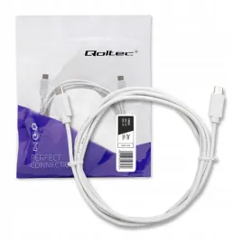 qoltec-kabel-usb-2-0-typ-c-meski-or-usb-2-0-typ-c-meski-or-2m-or-bialy