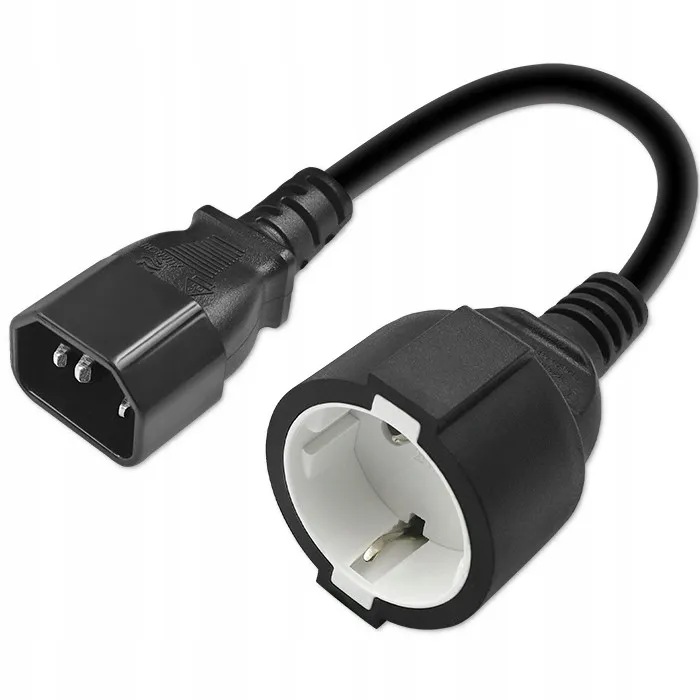 qoltec-adapter-iec-320-c14-schuko-or-0-15m-stan-nowy