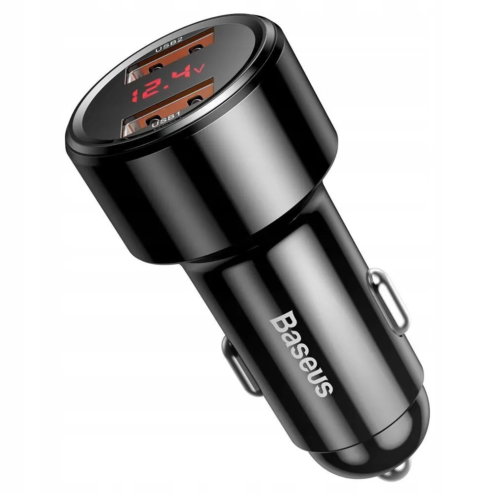 baseus-magic-series-dual-qc-ladowarka-samochodowa-quick-charge-3-0-2x-usb-45w-6a-czarny-ccmlc20a-01-stan-nowy