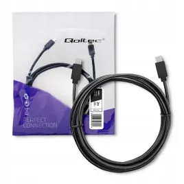 qoltec-kabel-usb-2-0-typ-c-meski-or-usb-2-0-typ-c-meski-or-2m-or-czarny