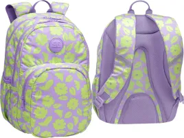 coolpack-szkolny-plecak-mlodziezowy-rider-flores-lila-kwiatki-f109913