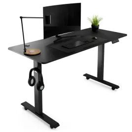 biurko-gamingowe-elektryczne-skladane-regulacja-wysokosci-140x60cm-czarne