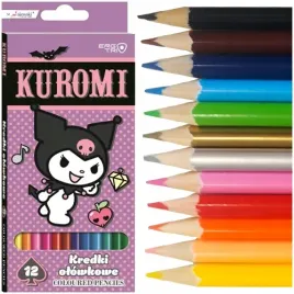kredki-olowkowe-szkolne-trojkatne-12-kolorow-st-majewski-krolik-kuromi