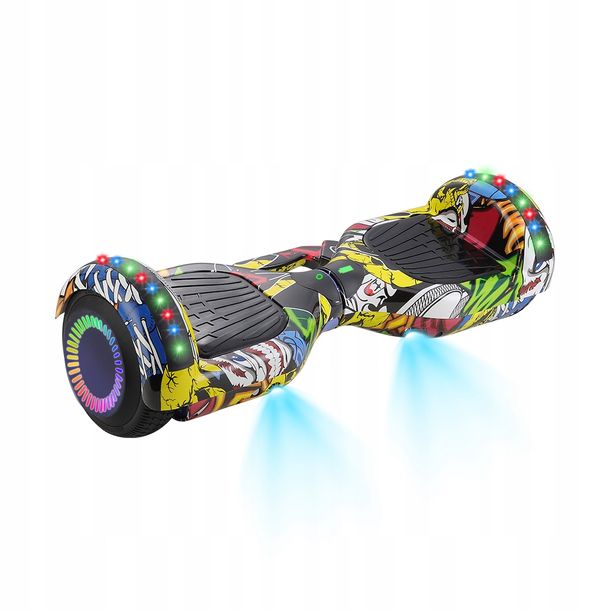 ﻿Deskorolka elektryczna BLUETOOTH hoverboard LED+GŁOŚNIK - Bateria 4.4Ah!!!!