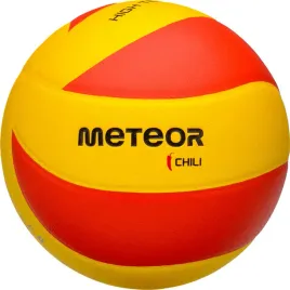 pilka-siatkowa-meteor-chili-pu-zolto-czerwona-10058-rozm-5