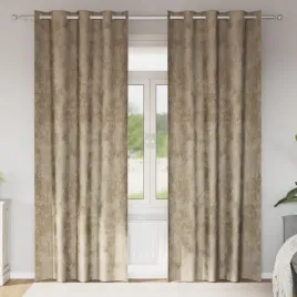 vidaxl-zaslony-aksamitne-2-szt-z-oczkami-szampan-260x140-cm