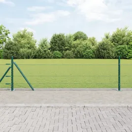plot-heksagonalny-vidaxl-zielony-05x10-m-stal