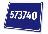 tabliczka-z-numerem-42x30cm-stan-opakowania-oryginalne
