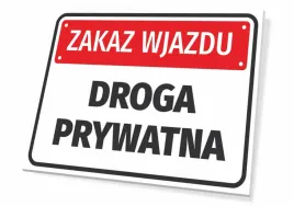tabliczka-zakaz-wjazdu-droga-prywatna-70x50cm