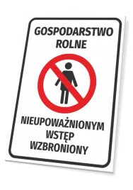 tabliczka-gospodarstwo-rolne-nieupowaznionym-wstep-wzbroniony-105x15cm
