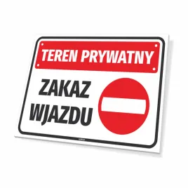 tabliczka-teren-prywatny-zakaz-wjazdu-30x21cm