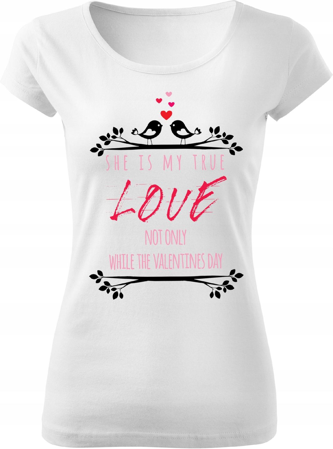 Koszulka dla niej LOVE Miłość walentynki XXL ver11