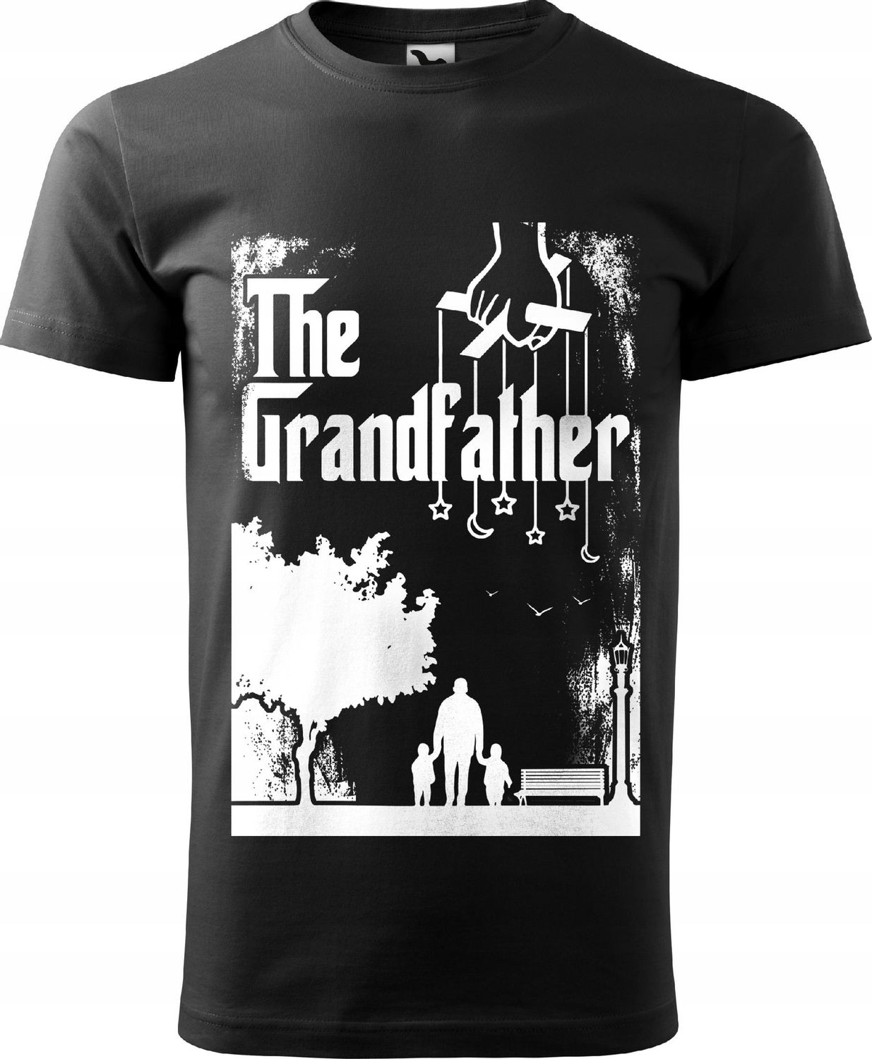 Koszulka czarna The grandfather Dziadek XL ver9
