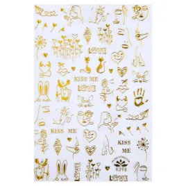 naklejki-do-paznokci-cienkie-samoprzylepne-walentynkowe-r398-zlote